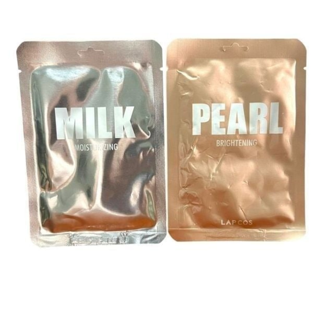 Lapcos moisturizing & brightening Facial Sheet Mask Milk & Pearl